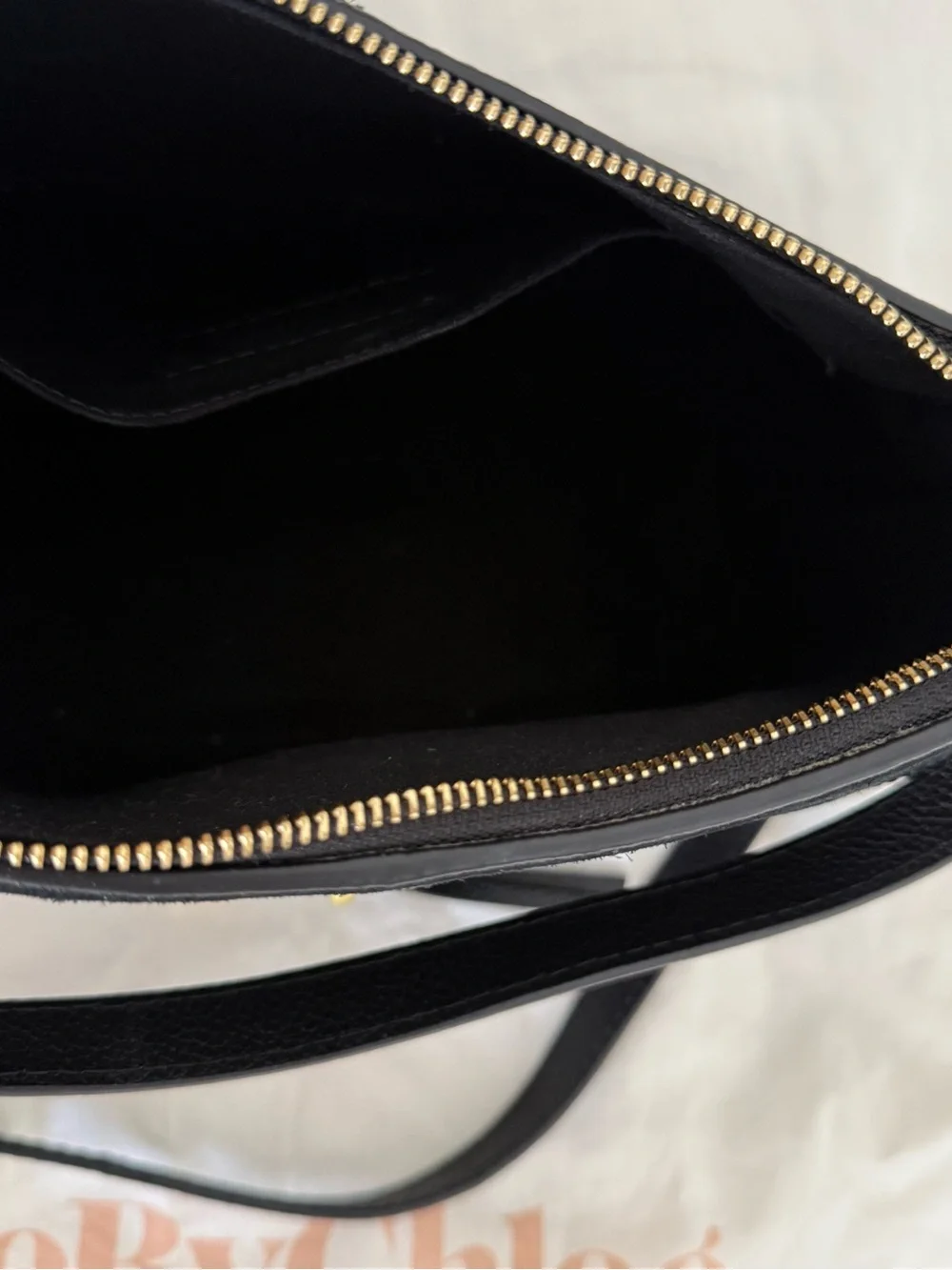 See By Chloe Black Leather Ring-Detail Crossbody Bag - Picture 5 of 11